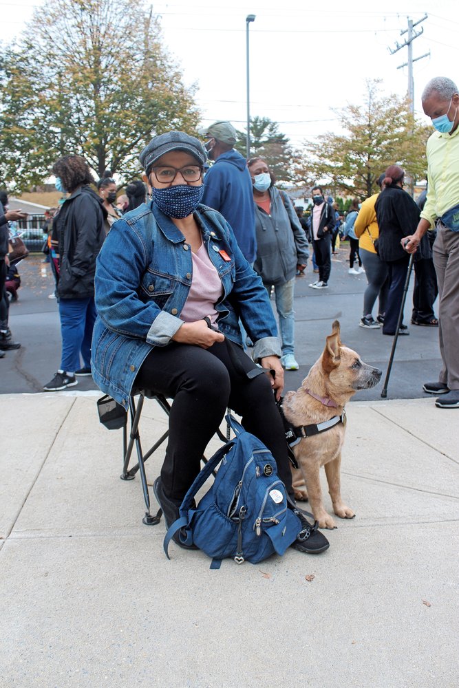 Elmont library sees long lines on first day of early voting Herald